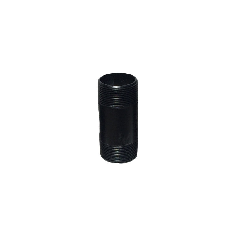 4 Inch Length - 1 1/2 Inch NPT Threaded Pipe - Black Powdercoat