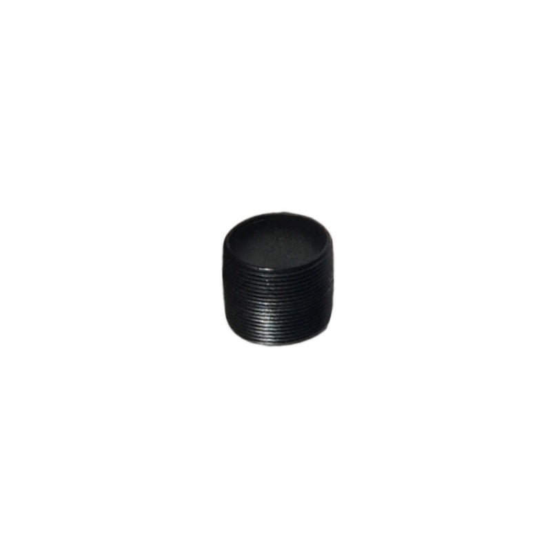 1 1/2 Inch Length - 1 1/2 Inch NPT Threaded Pipe - Black Powdercoat