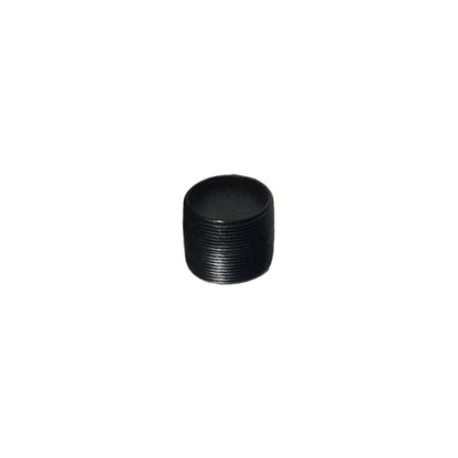 1 1/2 Inch Length - 1 1/2 Inch NPT Threaded Pipe - Black Powdercoat