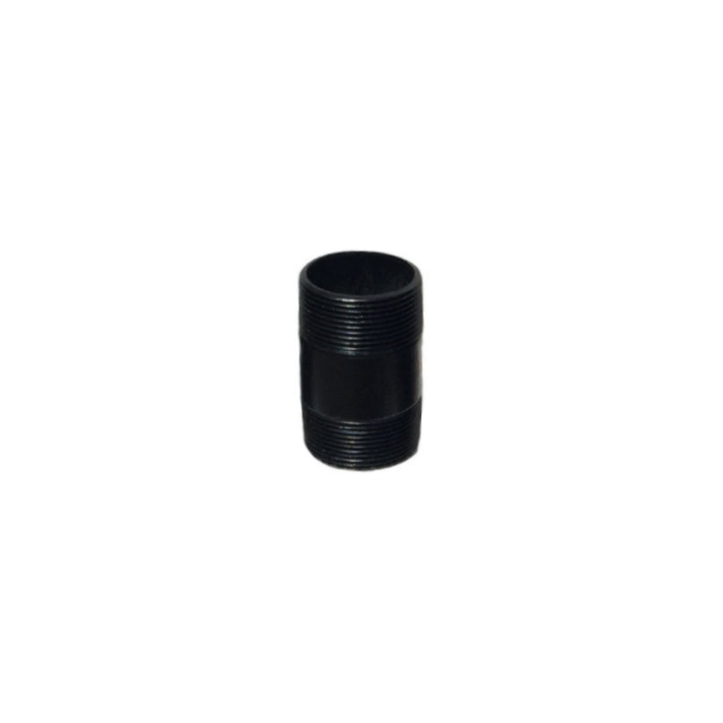 3 Inch Length - 1 1/2 Inch NPT Threaded Pipe - Black Powdercoat
