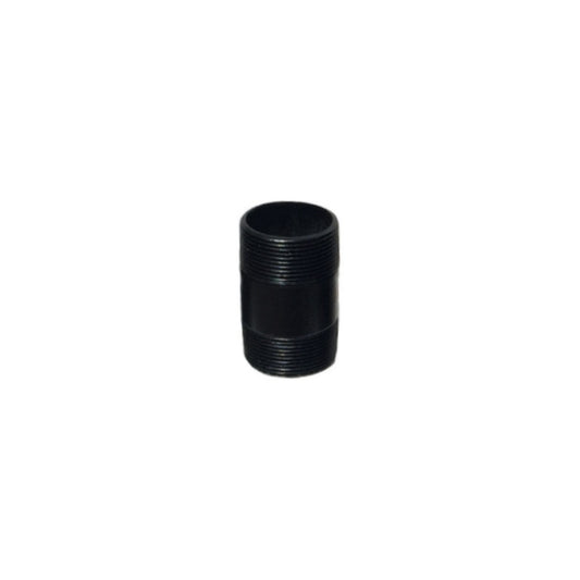 3 Inch Length - 1 1/2 Inch NPT Threaded Pipe - Black Powdercoat