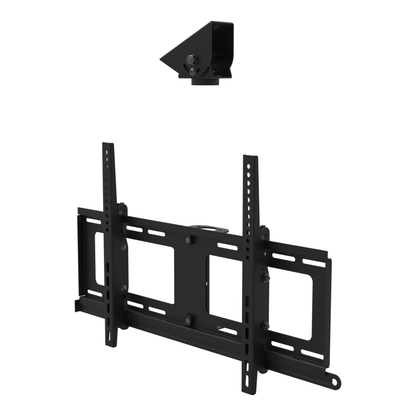 TV ceiling mount for 32 to 86 inch screens, angled plate for a sloped ceiling and tilting head, supplied without a mast.