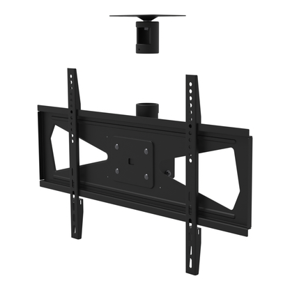 Tilting TV ceiling mount, 32-70 inch screens, 600x400 pattern, flat ceiling plate and tilting head, supplied without a mast.