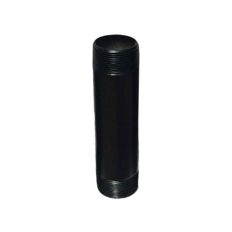 7 Inch Length - 1 1/2 Inch NPT Threaded Pipe - Black Powdercoat