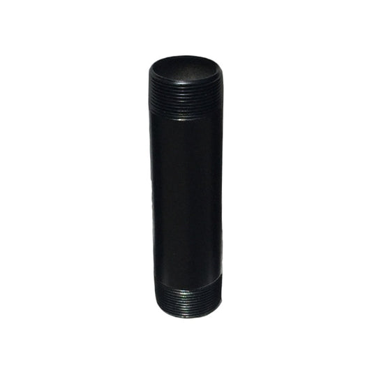 7 Inch Length - 1 1/2 Inch NPT Threaded Pipe - Black Powdercoat