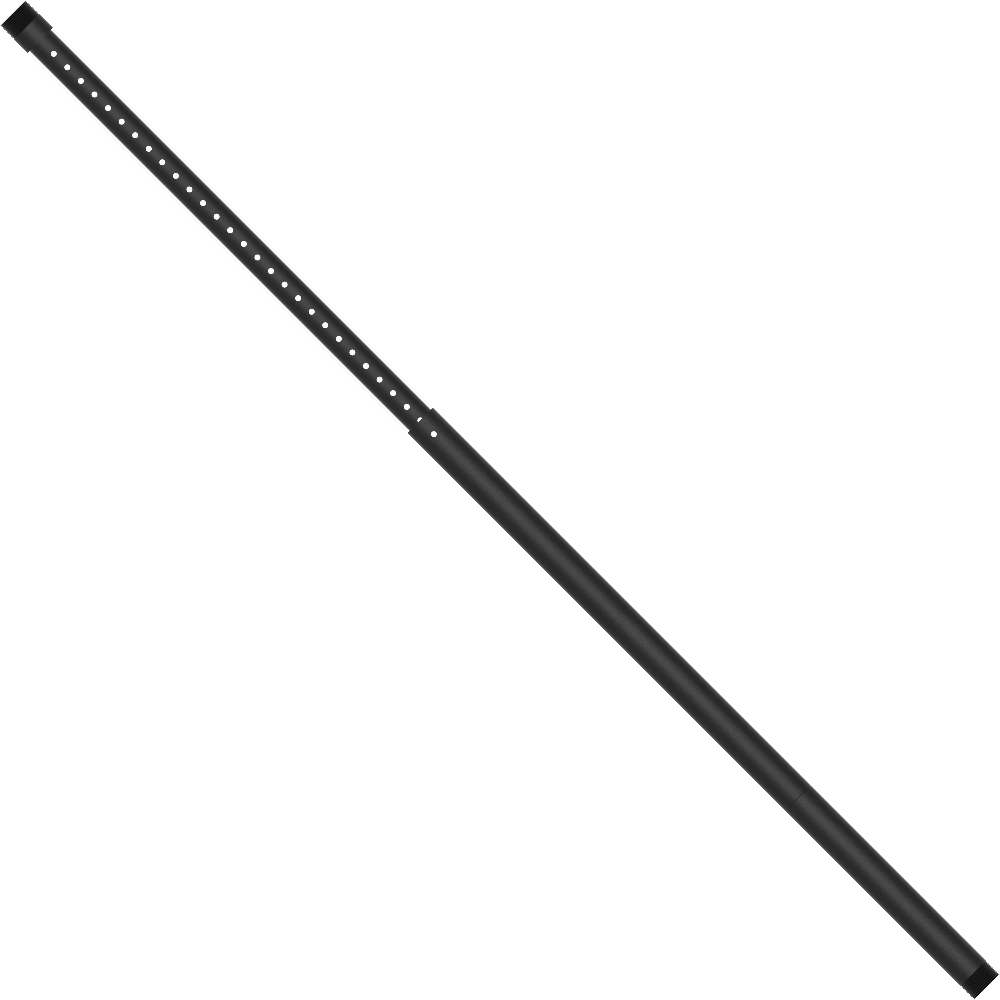 Telescopic Extension Pipe for TV or Projector Ceiling Mount - 1 1/2 Inch Pipe - Adjusable from 44 to 72 inches