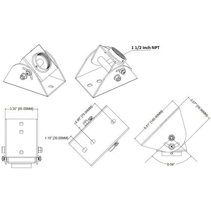 Angled Ceiling Adapter - View 3