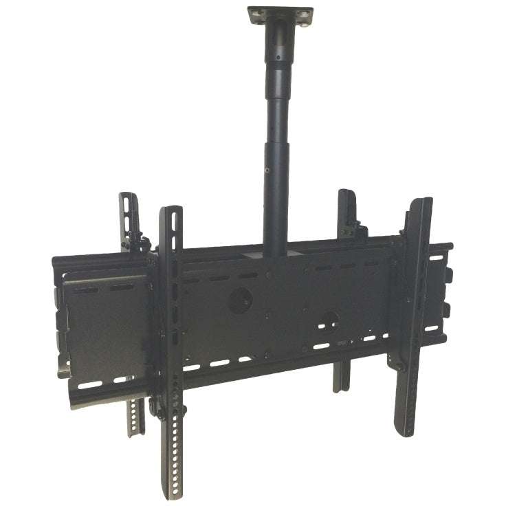 Back to Back Ceiling Mount for 32 to 88 inch, Rotate/Adjustable Mast