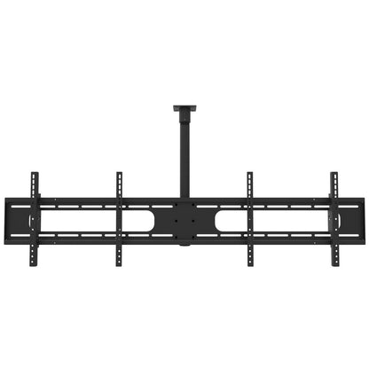 Double Wide Two Screen TV Ceiling Mount for 32 to 55