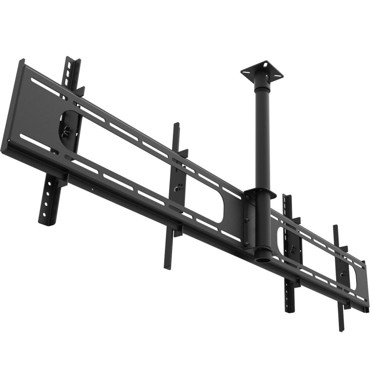 Double Wide Two Screen TV Ceiling Mount for 32 to 55 - View 3
