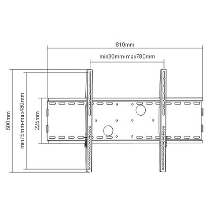 Flat Panel Wall Mount for 37" to 86" TV's - View 3