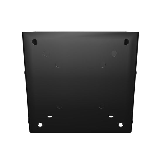 11TW001 tilting TV wall mount for 10 to 24 inch flat panels, interactive 3D model of the assembled mount showing its VESA plate, arc-slot tilt and wall plate.