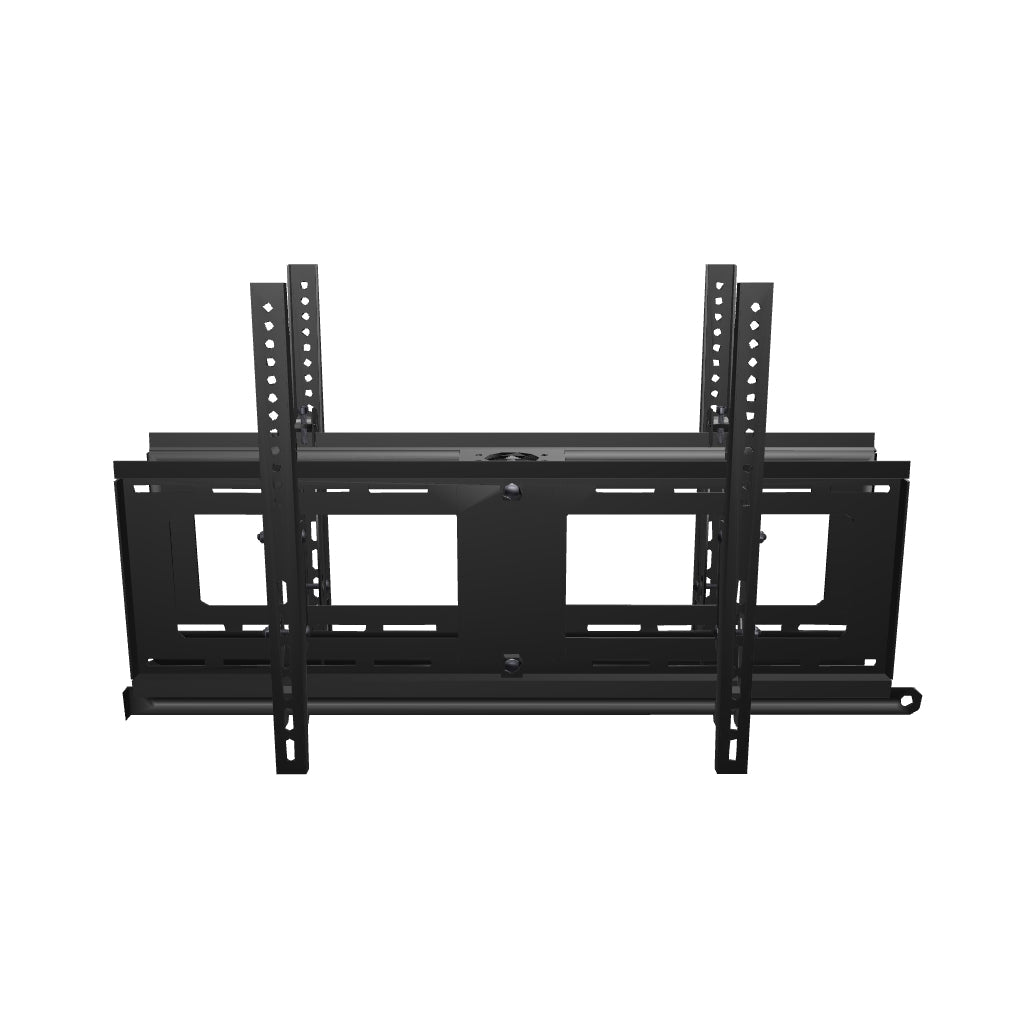 33CE028HEAD back to back four screen TV ceiling mount head for 32 to 86 inch screens. Rotate and tilt the two heads on one shared pipe adapter.