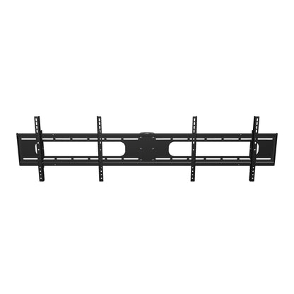 33DW004HEAD double wide two screen TV ceiling mount head for 32 to 55 inch screens. Spin the 68 inch bar, four tilt rails and central pipe clamp.