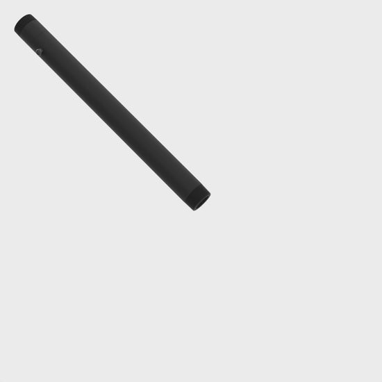 EXT-2036 extension pipe extending from 20 to 36 inches, revealing the row of 1 inch pitch adjustment holes.