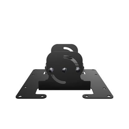 DD-HEAD dental operatory TV ceiling mount head with 90 degree tilt and a 1-1/2 inch NPT collar; rotate the 3D model to see the tilt yoke and plate.