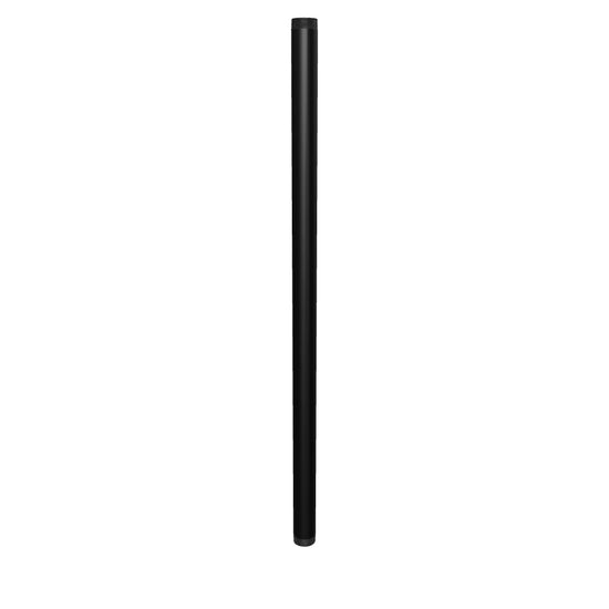 NPT42 black 1-1/2 inch NPT pipe, 42 inches long, aluminum, interactive 3D model showing the threaded ends and bore.
