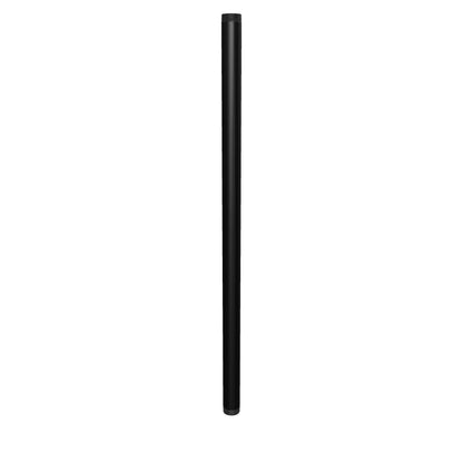 NPT42 black 1-1/2 inch NPT pipe, 42 inches long, aluminum, interactive 3D model showing the threaded ends and bore.