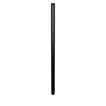 NPT48 black 1-1/2 inch NPT pipe, 48 inches long, aluminum, interactive 3D model showing the threaded ends and bore.
