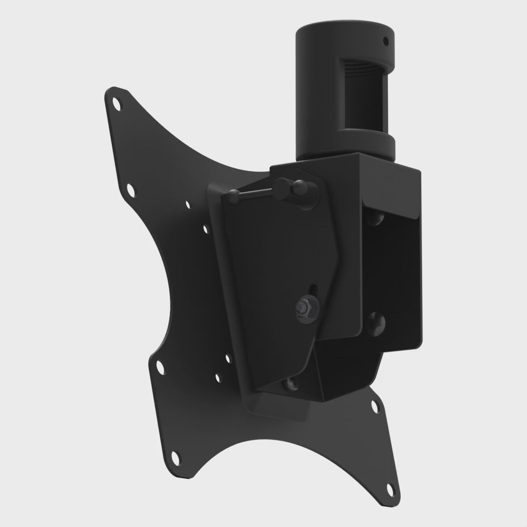 200x200 vesa tv ceiling hanging head Zero to 12 degree tilt video