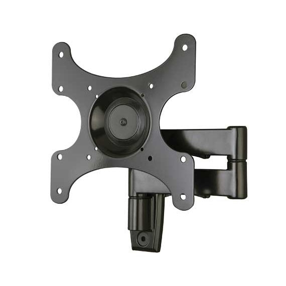 VSF415 angled view with the double arm extended to show how far the VESA plate pulls out from the wall plate