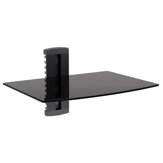 Single Shelf Wall System for DVD, Cable/Satellite Receiver