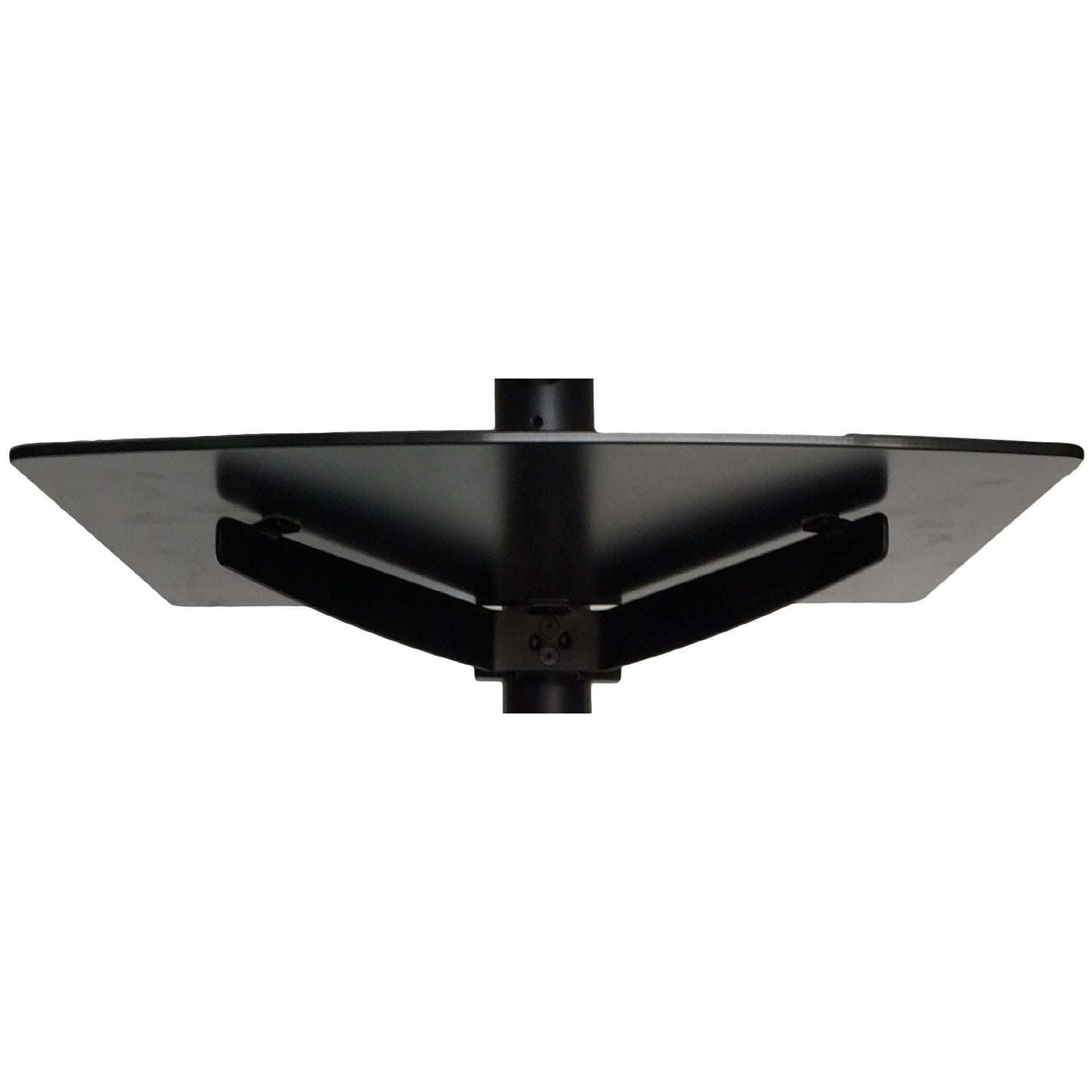 TV Ceiling Mount Component Shelf - Clamps on Mast - View 3