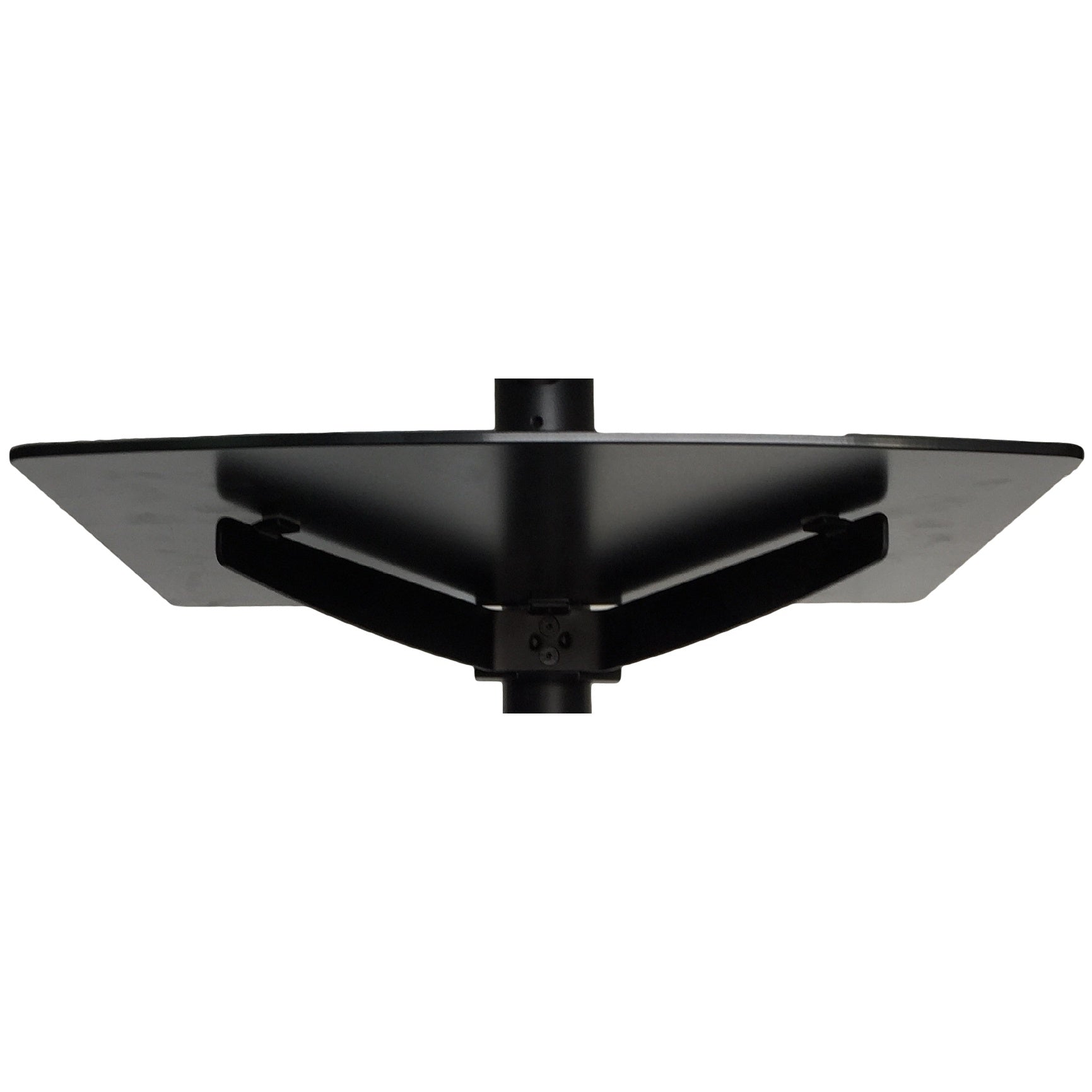 TV Ceiling Mount Component Shelf - Clamps on Mast - View 3