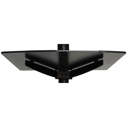 TV Ceiling Mount Component Shelf - Clamps on Mast - View 3