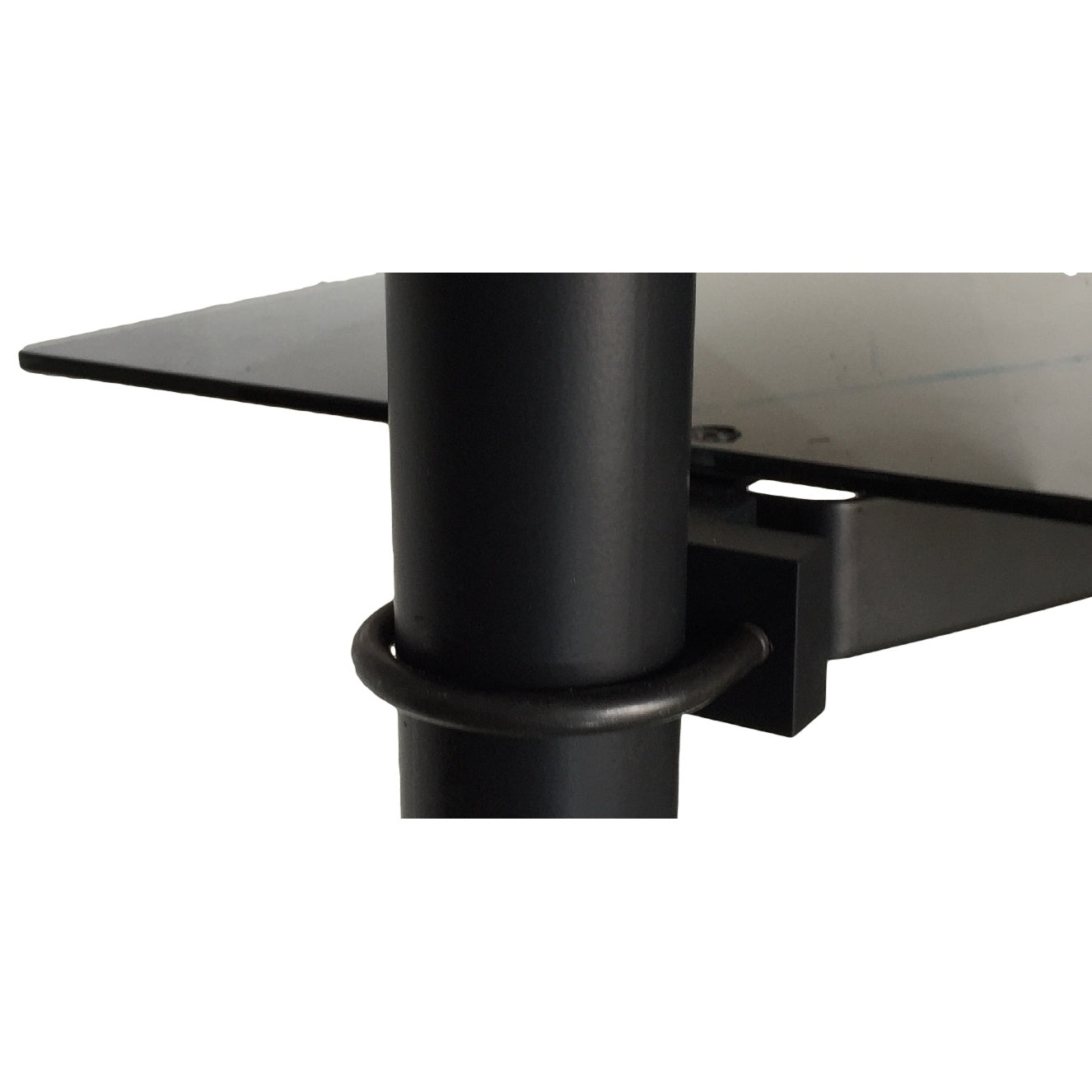 TV Ceiling Mount Component Shelf - Clamps on Mast - View 4