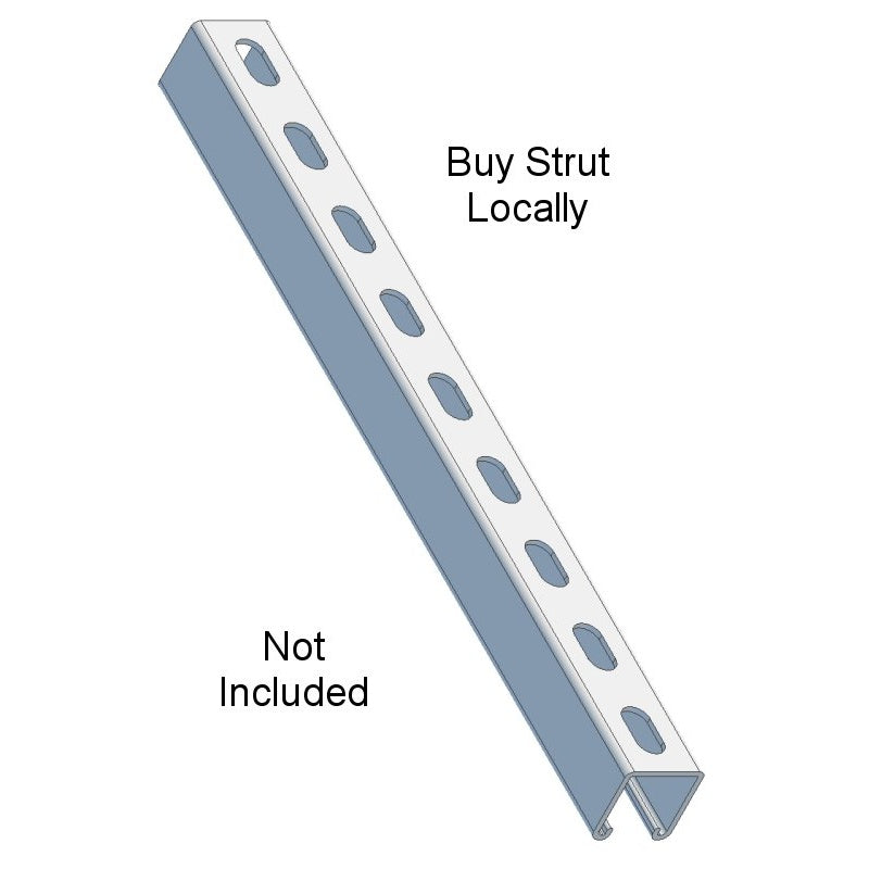 Unistrut Adapter for 1 1/2 Inch NPT Pipe - View 2