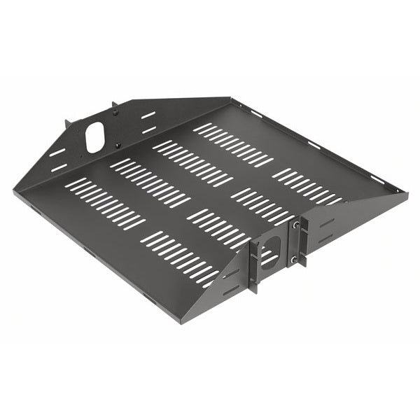 Vented 2 Space Center Mount Rack Shelf